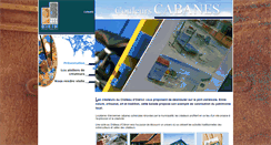 Desktop Screenshot of couleurs-cabanes.metiers-art.com