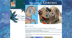 Desktop Screenshot of marie-louise-geremia.metiers-art.com