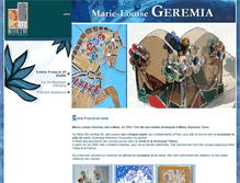 Tablet Screenshot of marie-louise-geremia.metiers-art.com