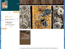 Tablet Screenshot of lucile-dupeyrat.metiers-art.com